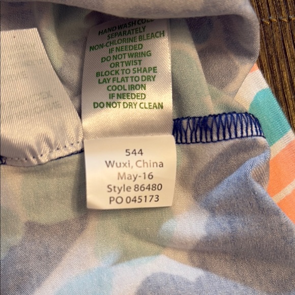 Lilly Pulitzer Georgia May Palazzo pants Ocean Jewels size XL - Picture 5 of 5